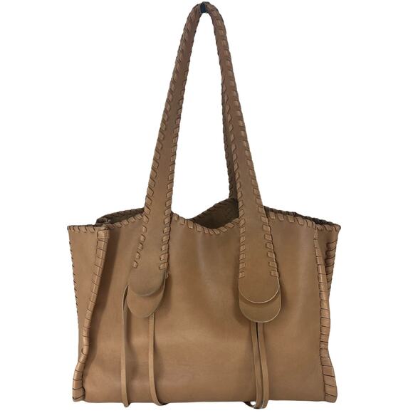 Chloe Mony Large Shopper Tote Bag in Beige - Picture 7 of 16
